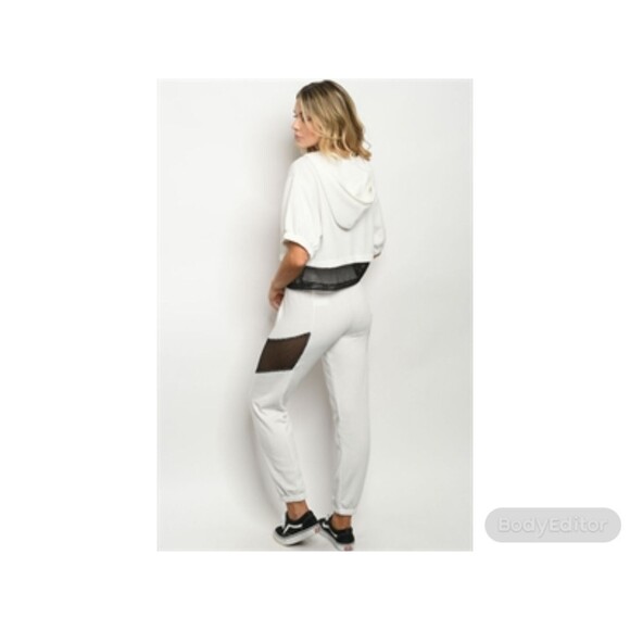 Black And White Pantsuit S - Picture 2 of 11
